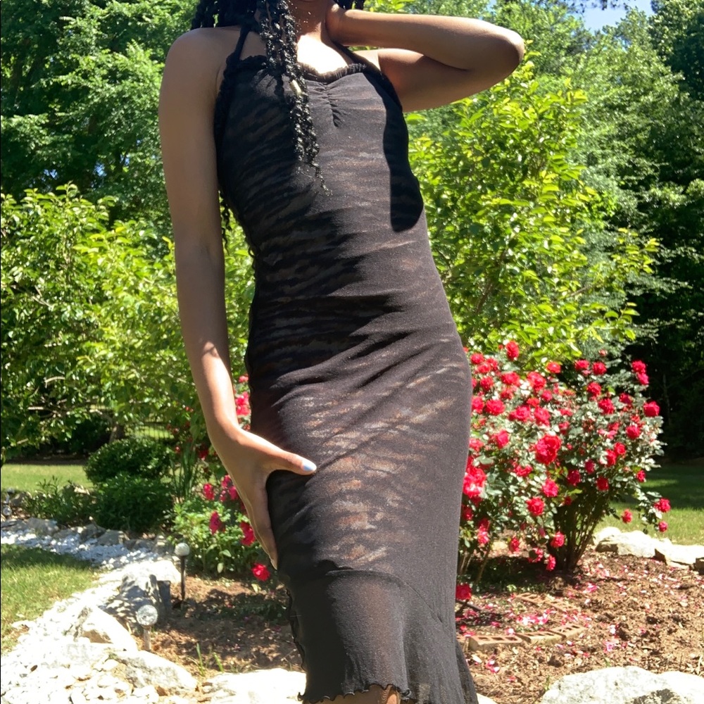 Y2k Little Black Guess Dress
